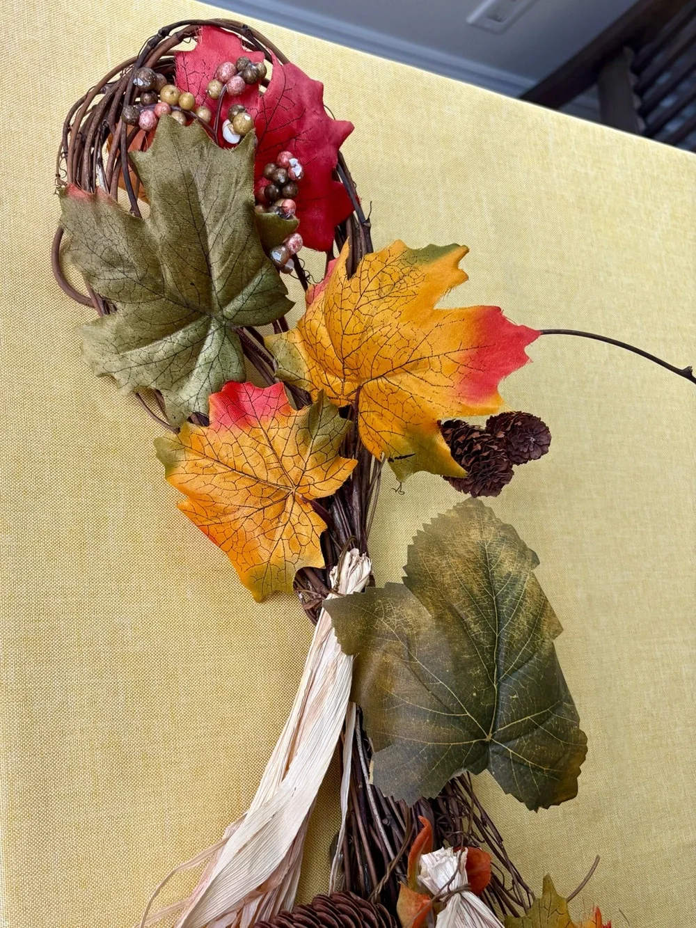 Autumn Harvest Fall Swag / Wall Hanger